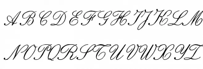 zai Italic Hand Calligraphy Fonte MAIÚSCULAS