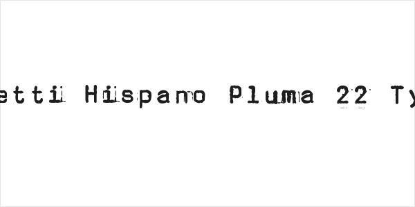 zai Olivetti Hispano Pluma 22 Typewriter Logo