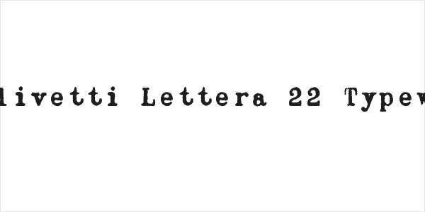 zai Olivetti Lettera 22 Typewriter Logo