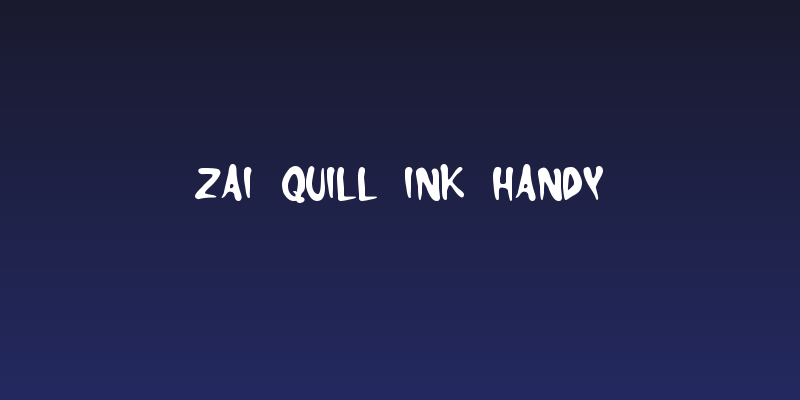 zai Quill Ink Handy Social Header