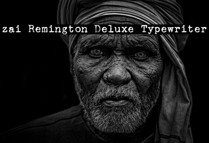 zai Remington Deluxe Typewriter Example 3