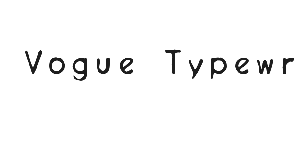 zai Royal Vogue Typewriter 1929 Logo