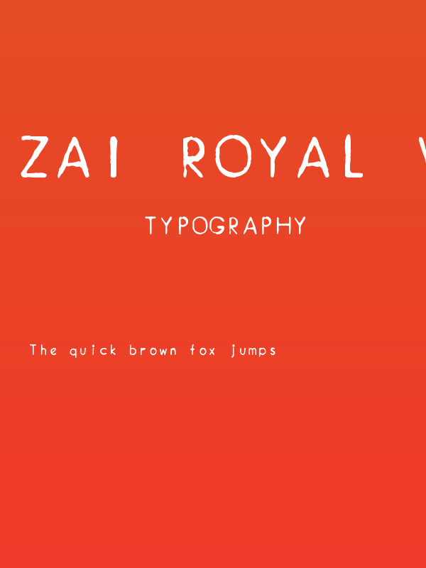 zai Royal Vogue Typewriter 1929 Poster