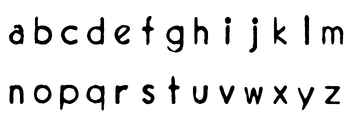 zai Royal Vogue Typewriter 1929 Font LOWERCASE