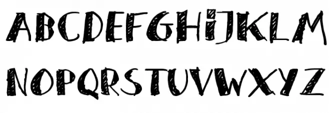 zai Seagull Felt-tip Pen Schriftart Kleinbuchstaben
