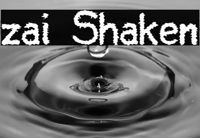 zai Shaken Font examples