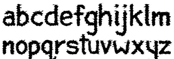 zai Shaken Font LOWERCASE