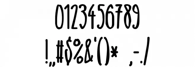 zai Thin Handwritten Lettering Font OTHER CHARS