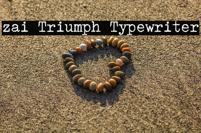 zai Triumph Typewriter Example 2