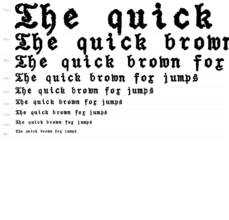 zai Urania Piccola Typewriter Waterfall