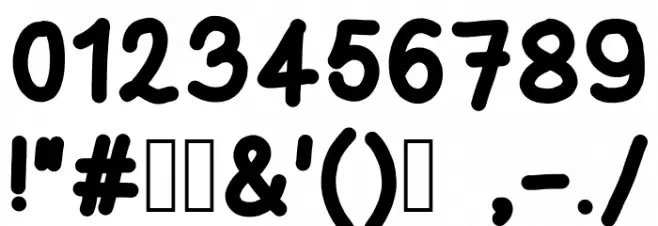 zama Bold Font OTHER CHARS