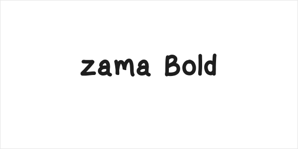 zama Bold Logo