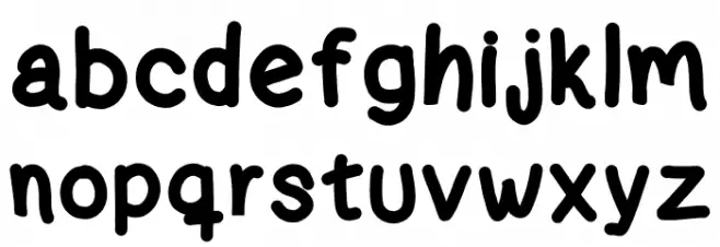 zama Bold خط أحرف صغيرة