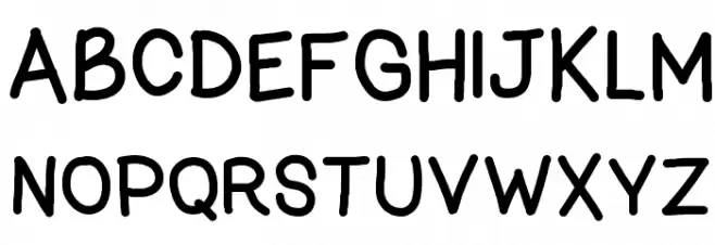 zama Bold Font Litere mari
