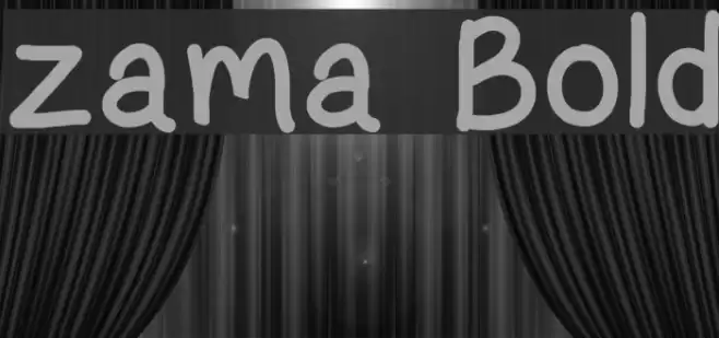 zama Bold Font examples