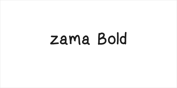 zama Bold Logo