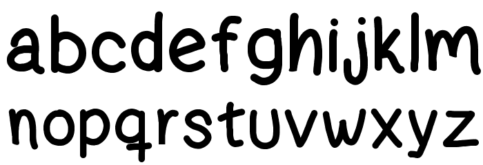 zama Bold Font LOWERCASE