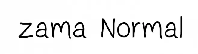 zama Normal  Descarca Fonturi Gratis