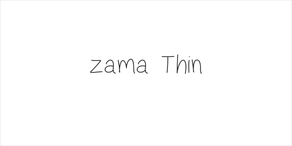 zama Thin Logo