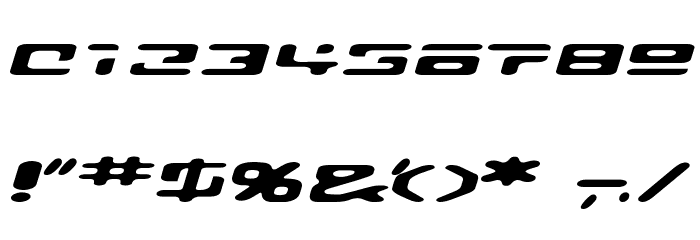 zasf Font OTHER CHARS