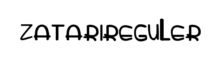 zatarireguler Font