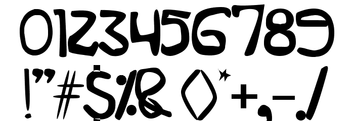 zatarireguler Font Alte caractere