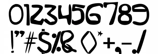 zatarireguler Font OTHER CHARS