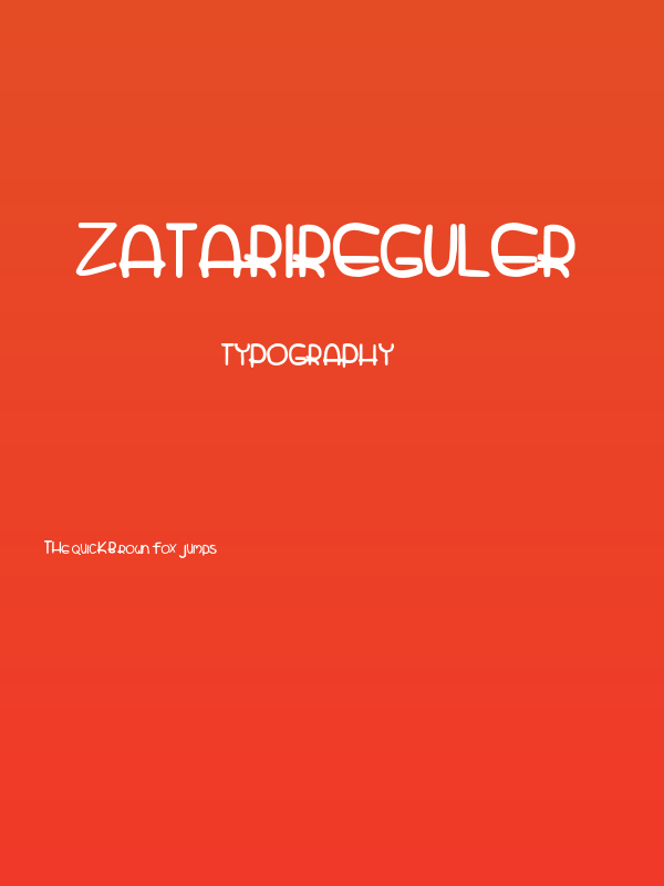 zatarireguler Poster