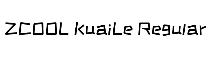 ZCOOL KuaiLe Regular  Free Fonts Download