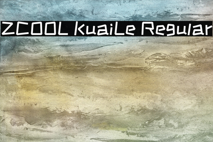 ZCOOL KuaiLe Regular Font examples