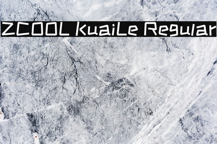 ZCOOL KuaiLe Regular Font examples