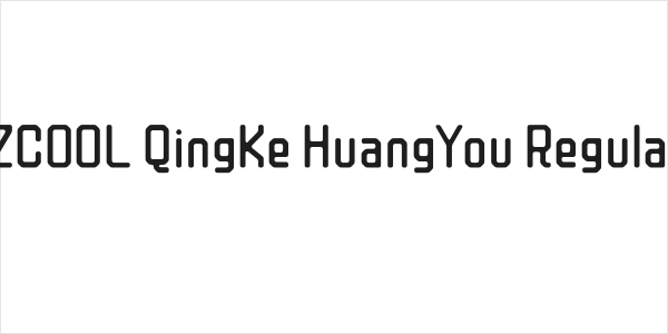 ZCOOL QingKe HuangYou Regular Logo