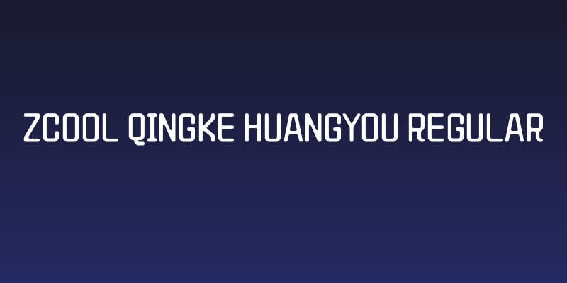 ZCOOL QingKe HuangYou Regular Social Header