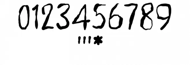 Zcary-demo Font OTHER CHARS