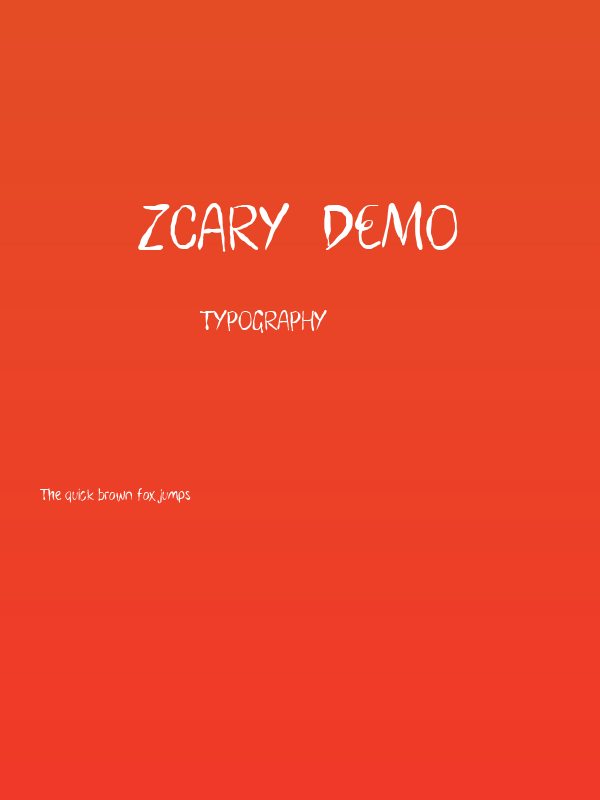Zcary-demo Poster