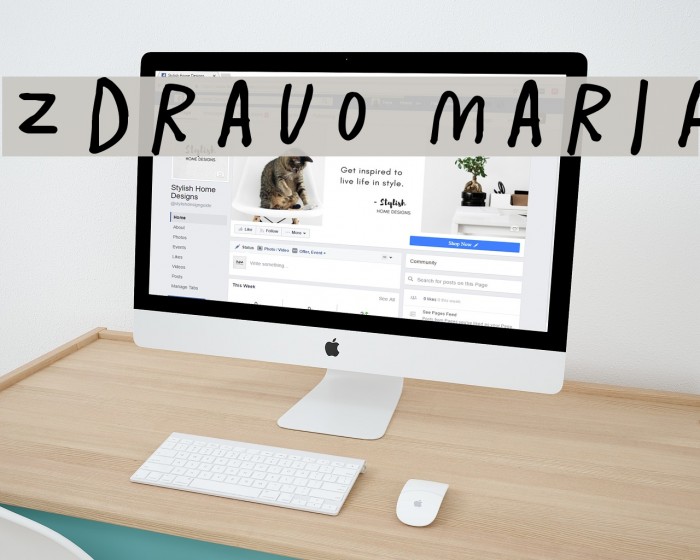 ZDRAVO MARIA Font examples