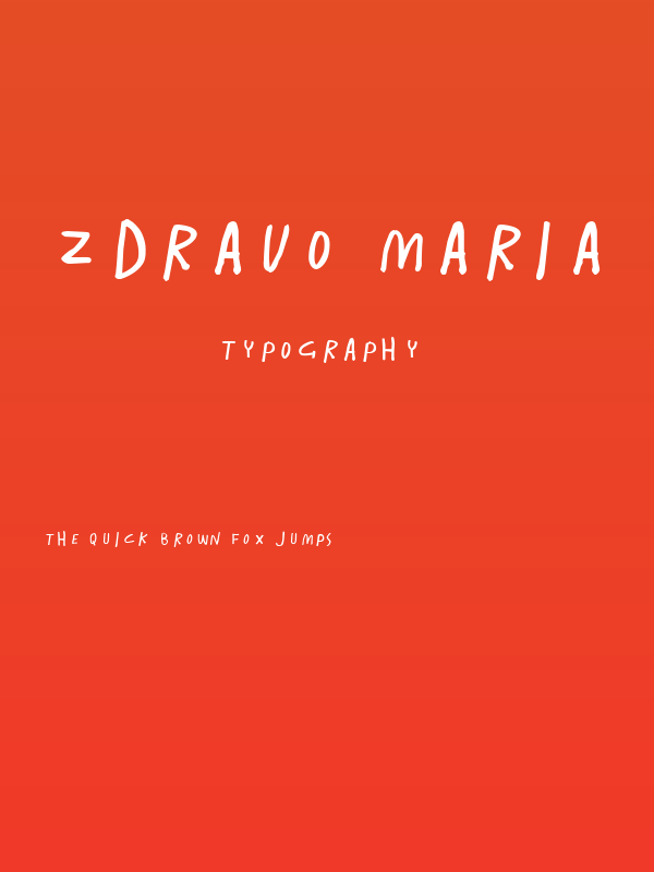 ZDRAVO MARIA Poster