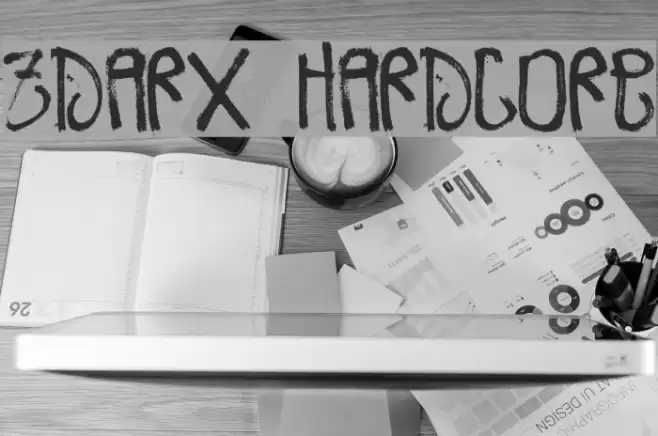 Zdarx Hardcore Font examples