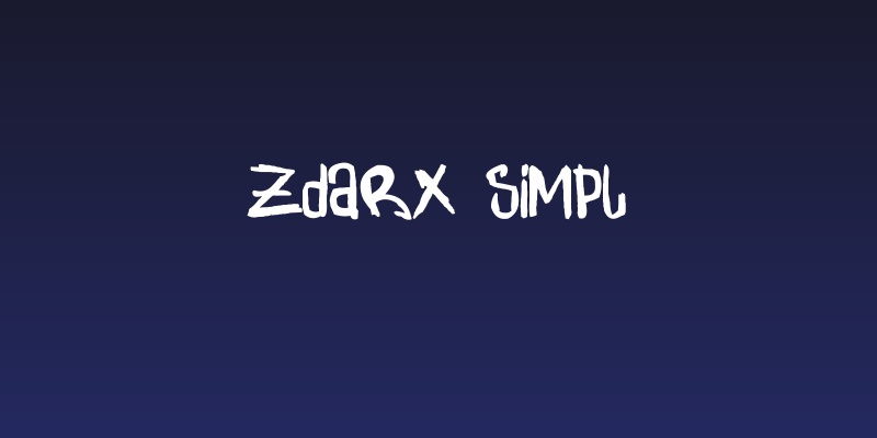 Zdarx Simpl Social Header