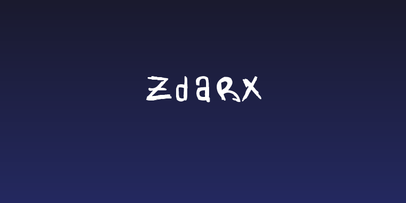 Zdarx Social Header