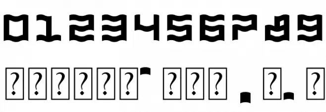Zdyk Aquarius Font OTHER CHARS