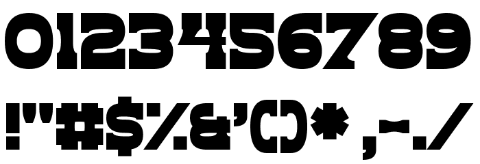 Zdyk Aries Font OTHER CHARS
