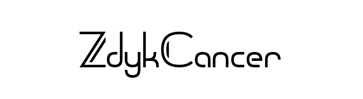 Zdyk Cancer  les polices de caractères gratuit tlcharger