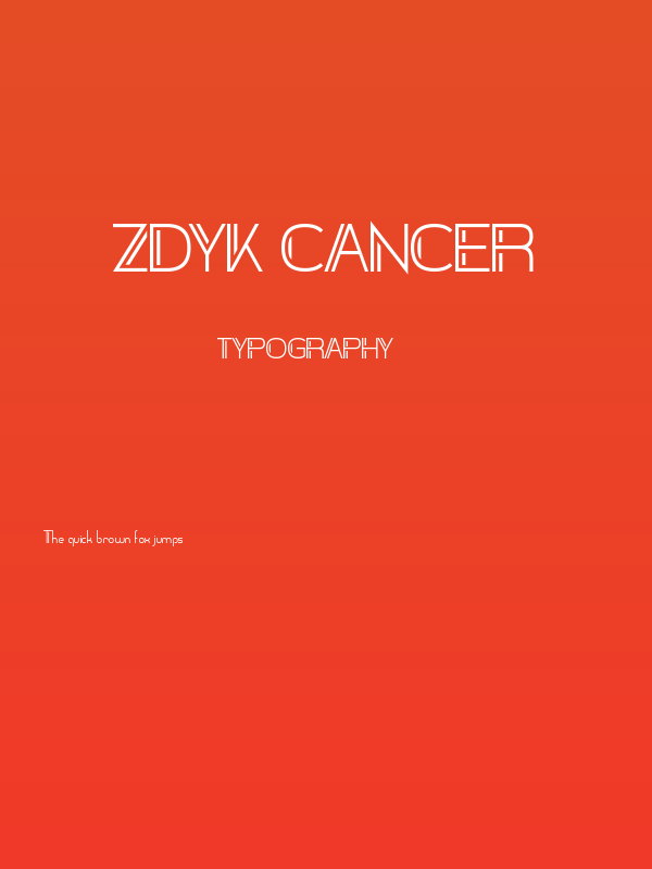 Zdyk Cancer Poster