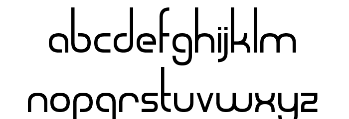 Zdyk Cancer Font LOWERCASE