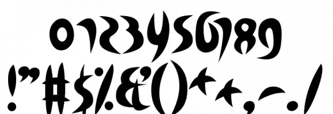 Zdyk Capricorn Font OTHER CHARS