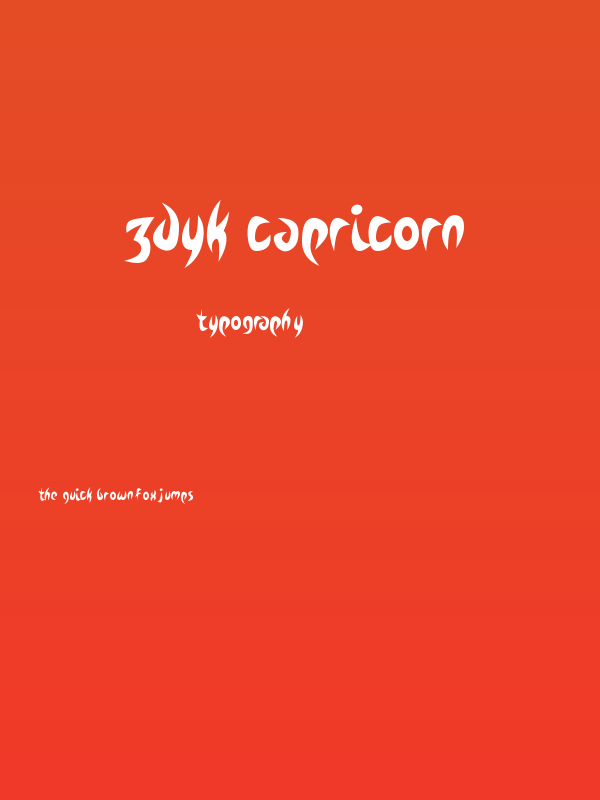 Zdyk Capricorn Poster