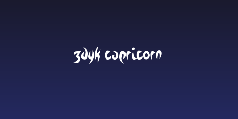 Zdyk Capricorn Social Header