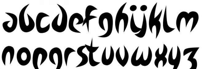 Zdyk Capricorn Font LOWERCASE