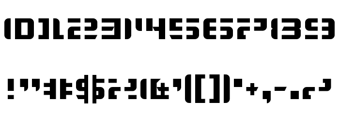 Zdyk Gemini Regular Font OTHER CHARS